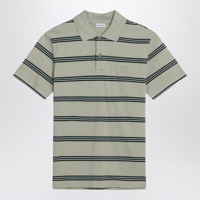 Burberry Striped polo in cotton piqué