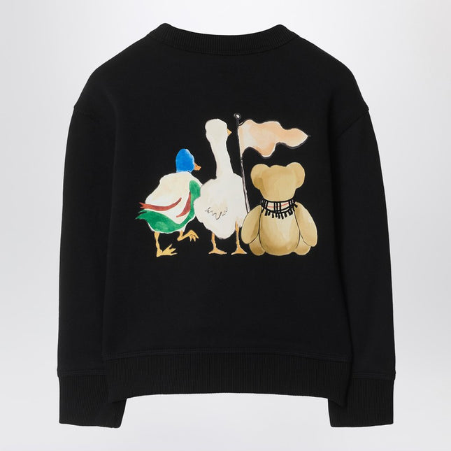 Burberry Black sweatshirt with Thomas bear and friends