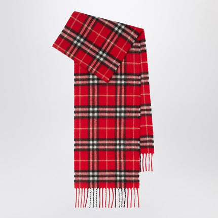 Burberry Cashmere scarf with check pattern