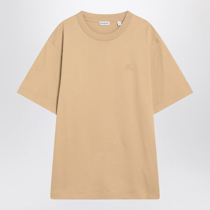 Burberry Beige short-sleeved T-shirt with EKD print