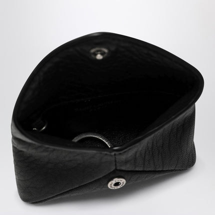 Saint Laurent Keychain case Envelope Cassandre black