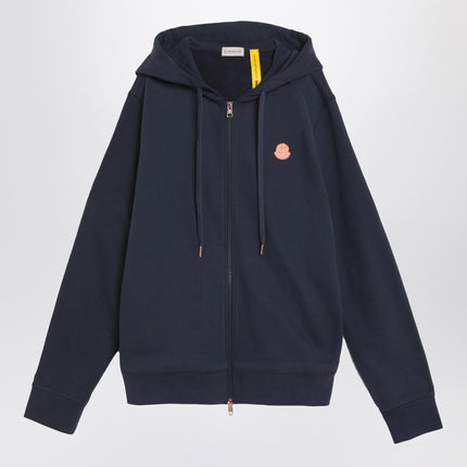 Moncler Genius Blue zip-up cotton sweatshirt