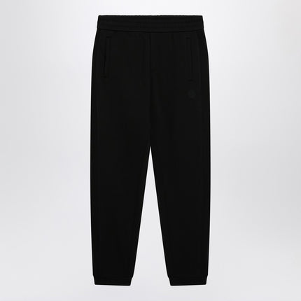 Moncler Black cotton jogging pants