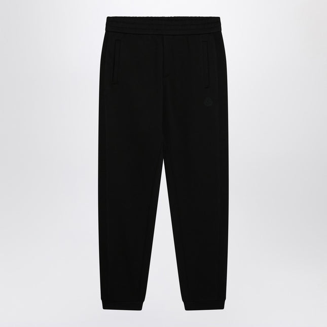 Moncler Black cotton jogging pants
