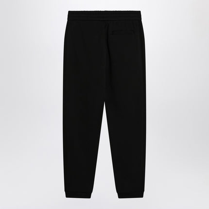 Moncler Black cotton jogging pants