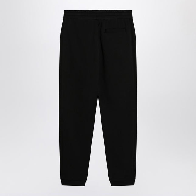 Moncler Black cotton jogging pants