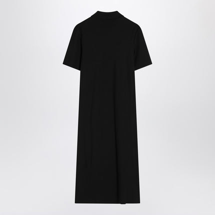 Moncler Black polo dress with logo