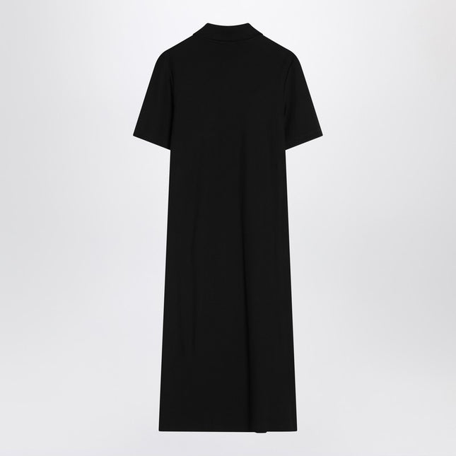 Moncler Black polo dress with logo