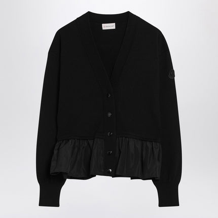 Moncler Black cashmere-blend cardigan