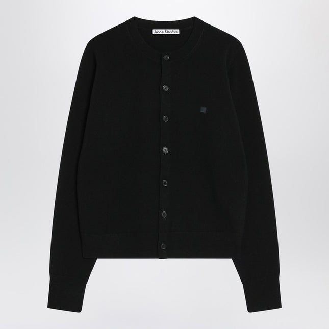 Acne Studios Black yak wool cardigan