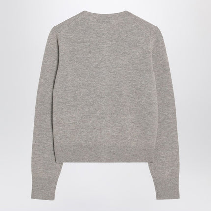 Acne Studios Grey melange yak wool cardigan