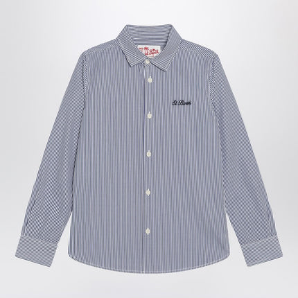 MC2 Saint Barth Striped Agnes shirt with Snoopy print