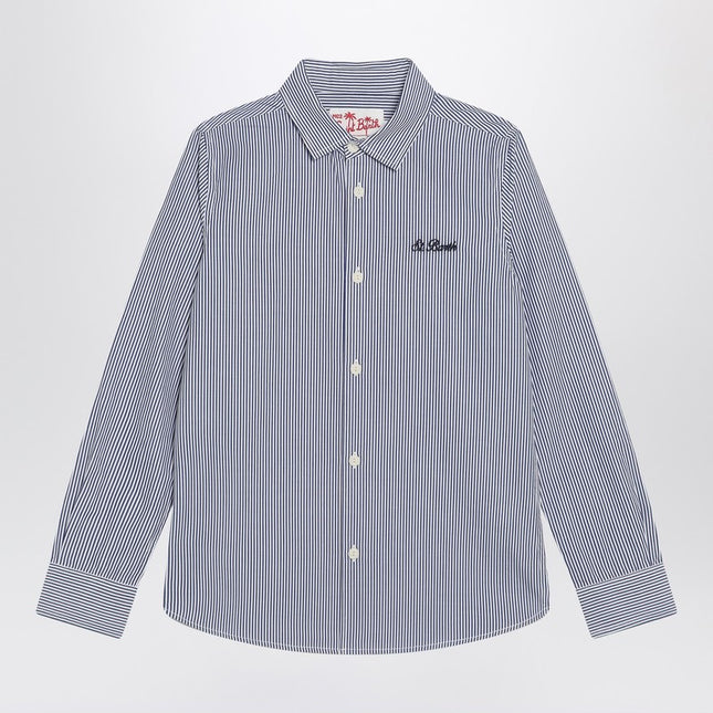 MC2 Saint Barth Striped Agnes shirt with Snoopy print