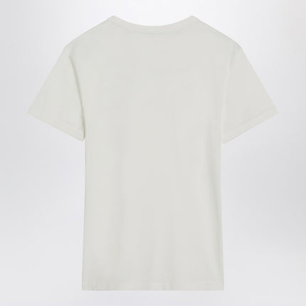 Acne Studios White cotton T-shirt with logo