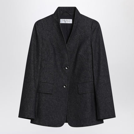Max Mara Midnight blue jacket in cotton denim effect