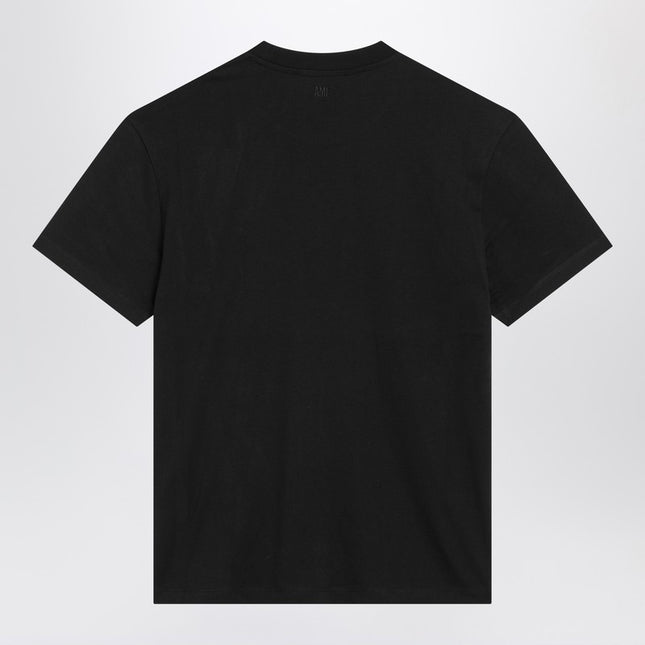 Ami Paris Black Ami De Coeur T-shirt