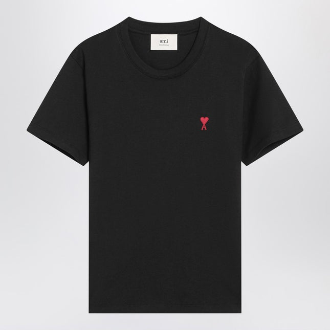 Ami Paris Ami De Coeur black T-shirt