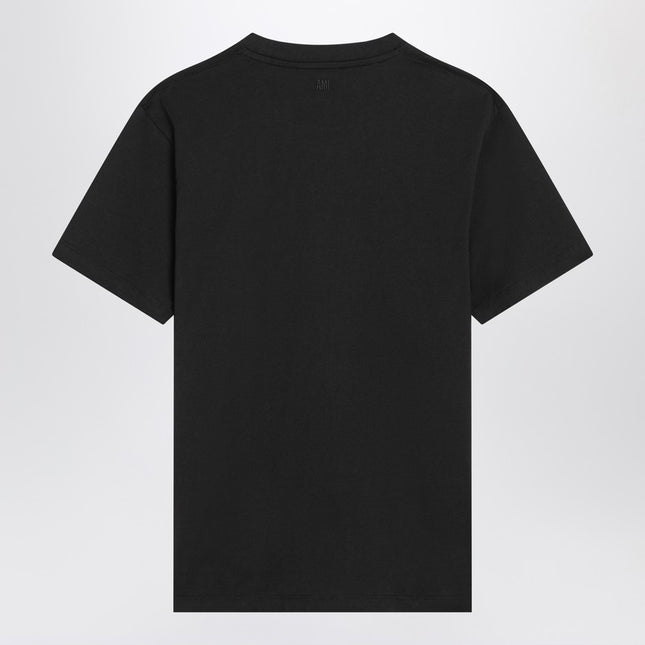 Ami Paris Ami De Coeur black T-shirt