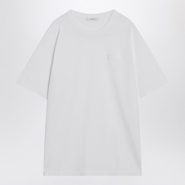 Givenchy White cotton T-shirt with logo patch