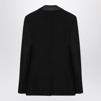 Max Mara Pianoforte Black wool smoking jacket