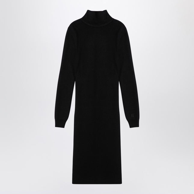 Givenchy Black wool-blend turtleneck dress