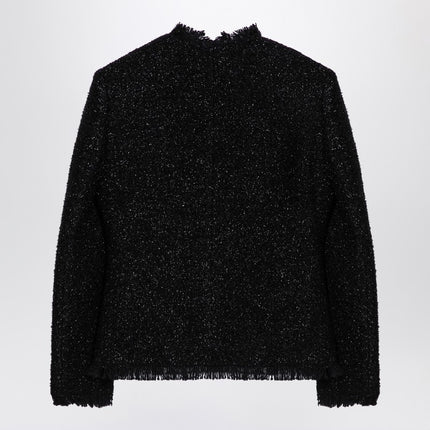 Givenchy Black tweed and lurex jacket
