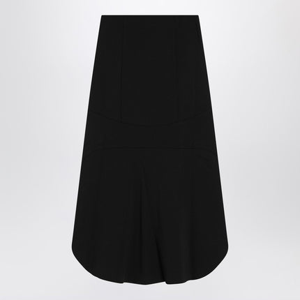 Givenchy Black Milan stitch skirt with buttons