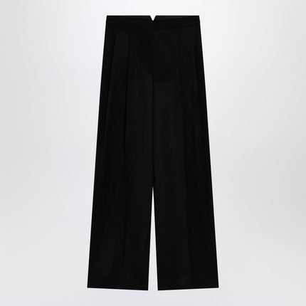Givenchy Black wool wide trousers