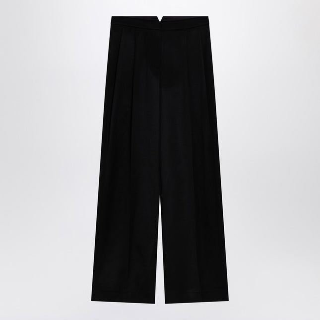 Givenchy Black wool wide trousers