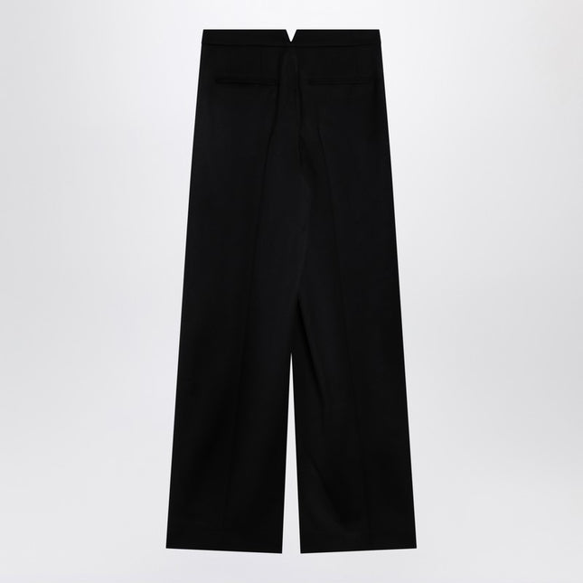 Givenchy Black wool wide trousers
