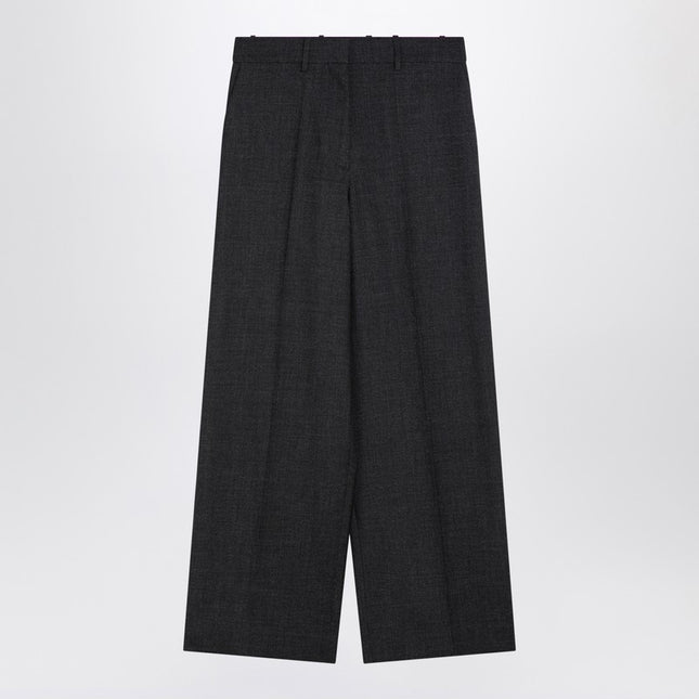 Givenchy Dark grey wool wide trousers