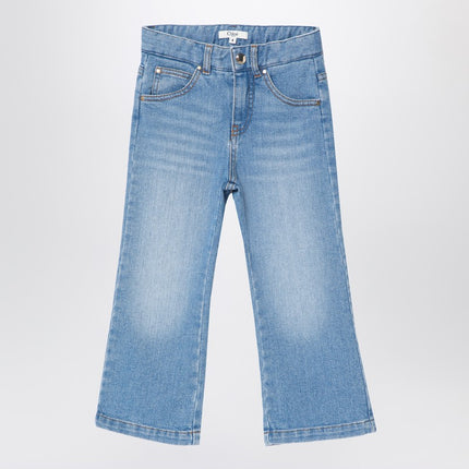 Chloé Blue washed-effect jeans