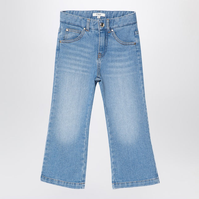 Chloé Blue washed-effect jeans