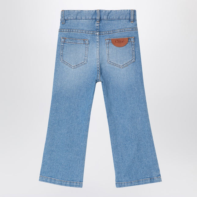 Chloé Blue washed-effect jeans