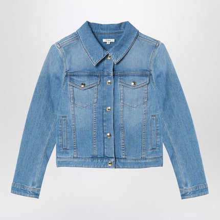 Chloé Blue washed-effect denim jacket