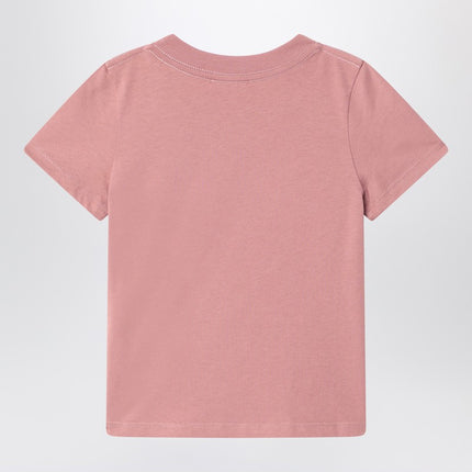 Chloé Pink cotton T-shirt with logo