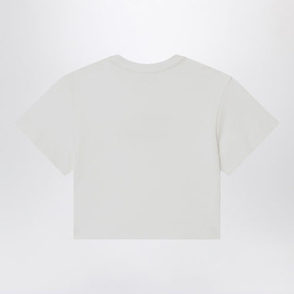 Chloé White T-shirt with embroidered logo