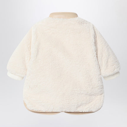 Chloé White shearling-effect jacket