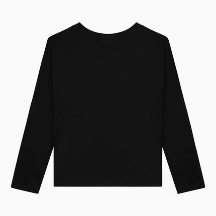 Chloé Black crew-neck T-shirt with logo