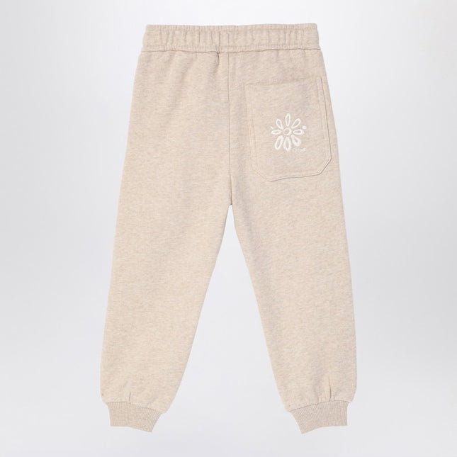Chloé Beige cotton jogging trousers