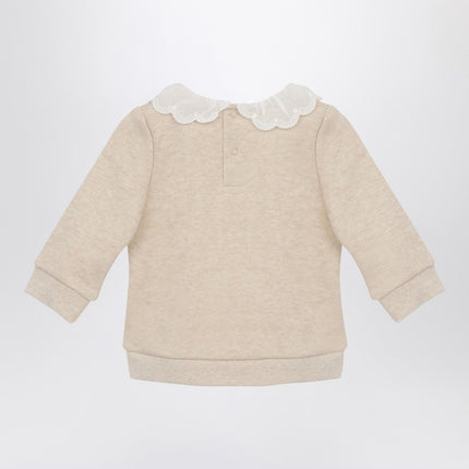 Chloé Beige cotton sweatshirt