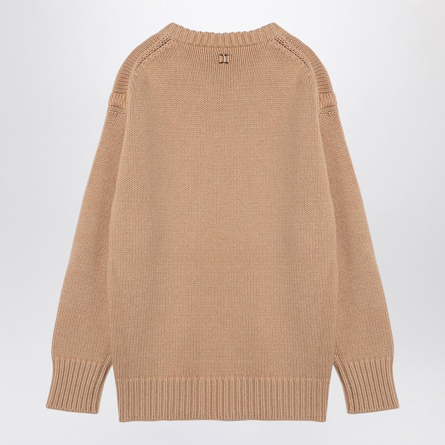 Chloé Nude cashmere and cotton oversize jumper
