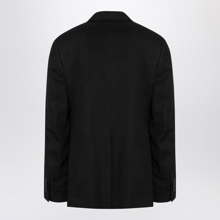 Lardini Black single-breasted jacket in wool blend
