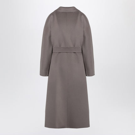 S Max Mara Grey midi coat in wool drap