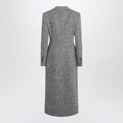 Dolce & Gabbana Dolce&Gabbana Single-breasted wool chevron coat