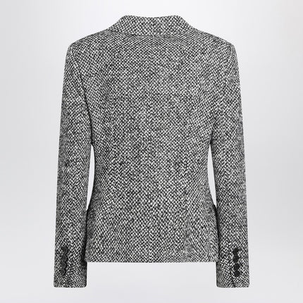 Dolce & Gabbana Dolce&Gabbana Single-breasted speckled wool-blend jacket