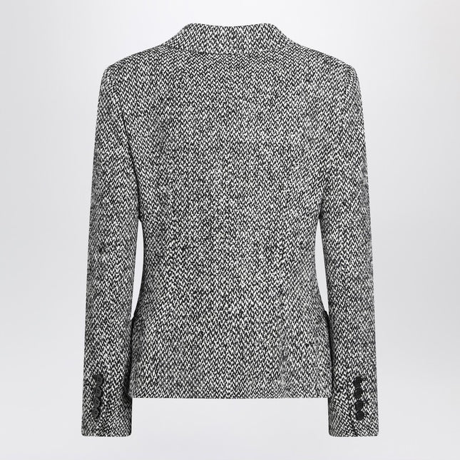 Dolce & Gabbana Dolce&Gabbana Single-breasted speckled wool-blend jacket