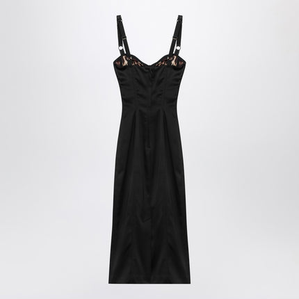 Dolce & Gabbana Dolce&Gabbana Black satin bustier dress