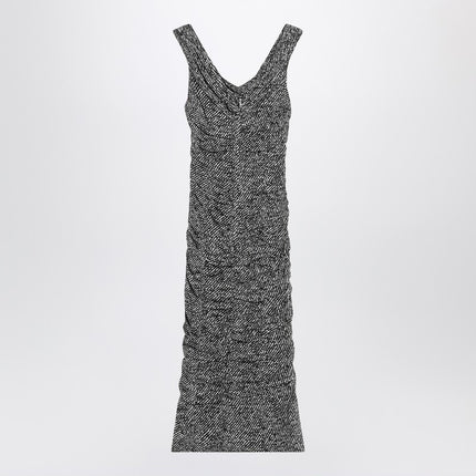 Dolce & Gabbana Dolce&Gabbana Diagonal print dress in silk blend