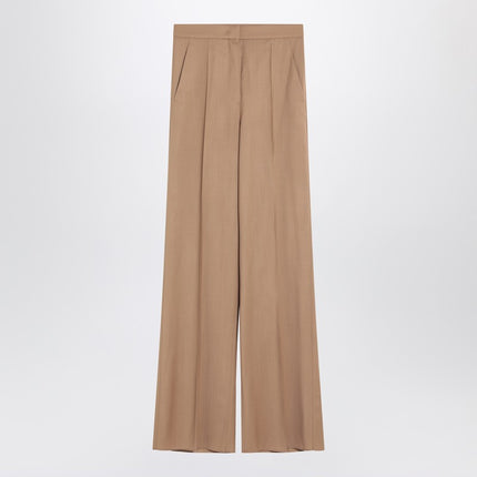 Max Mara Wide beige wool trousers